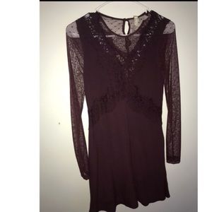 Burgundy mini dress size 4!